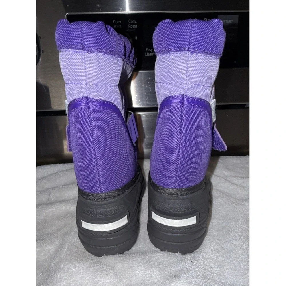 Columbia Powderbug Plus II Snow‎ Boot Little Kids / Youth Size 6 Purple Girls